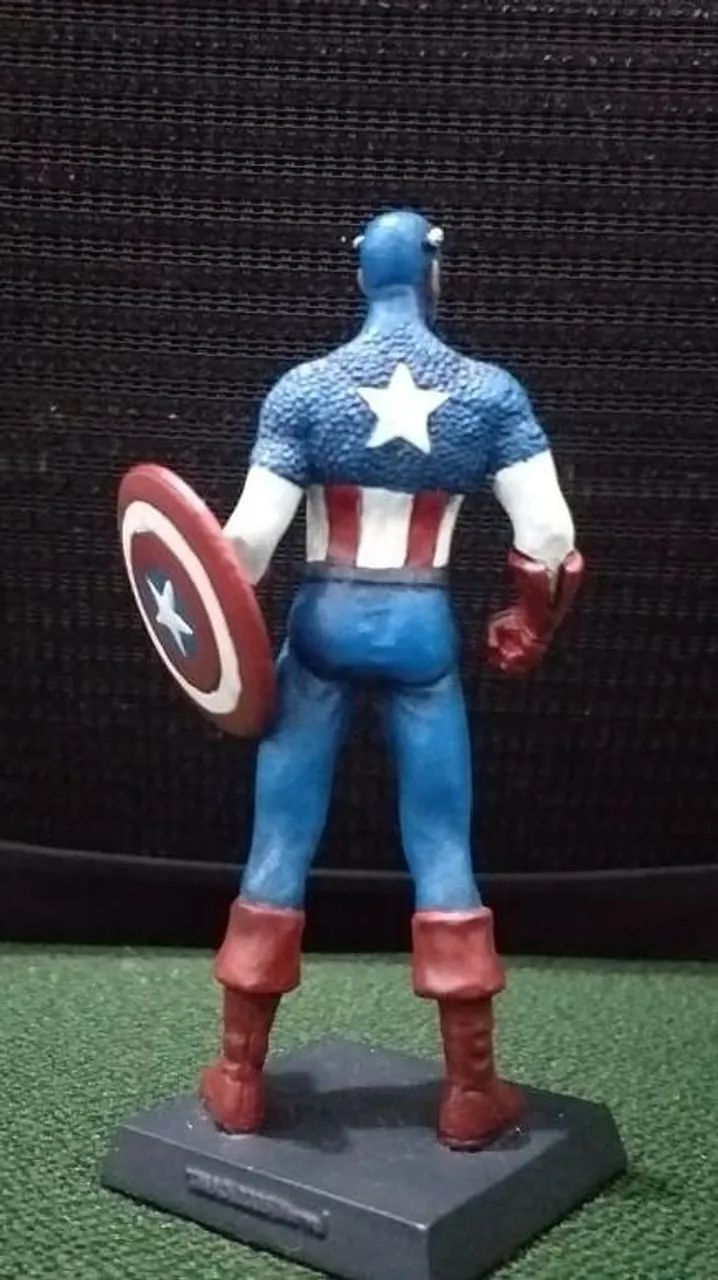 Capitão América - Coleção de Miniaturas Marvel Eaglemoss n. 9 - Foto 6