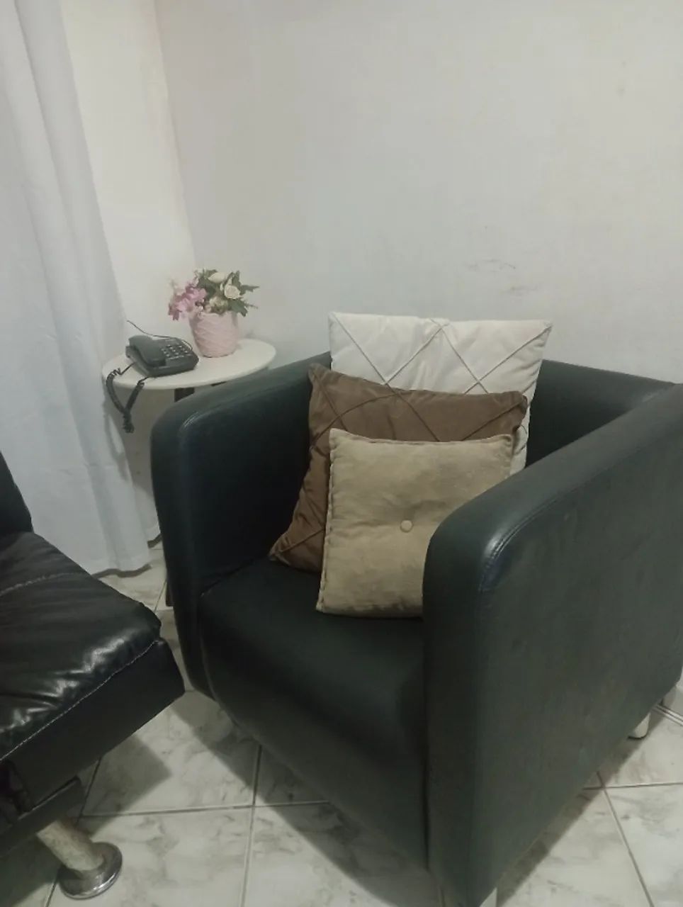 Poltrona corino preta