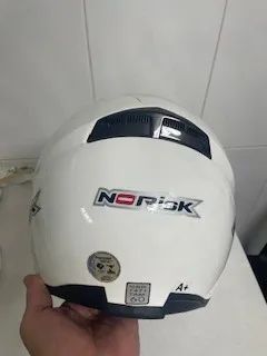 Capacete NORISK Branco tamanho 60 - Foto 3