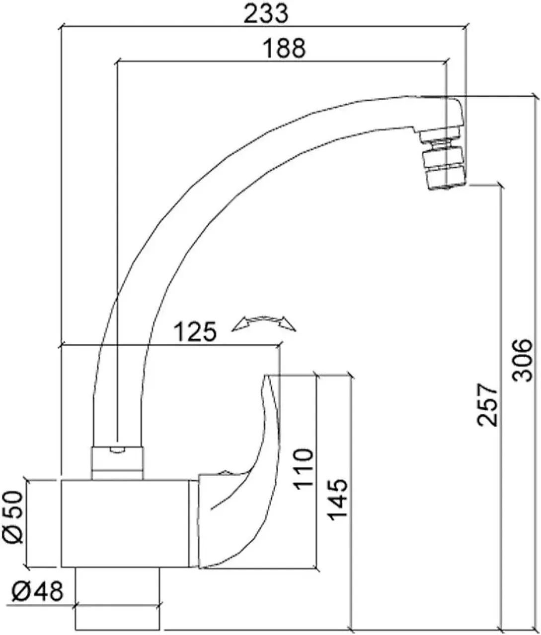 Torneira Monocomando de Cozinha 2257 C71 Lorenzetti  - Foto 2