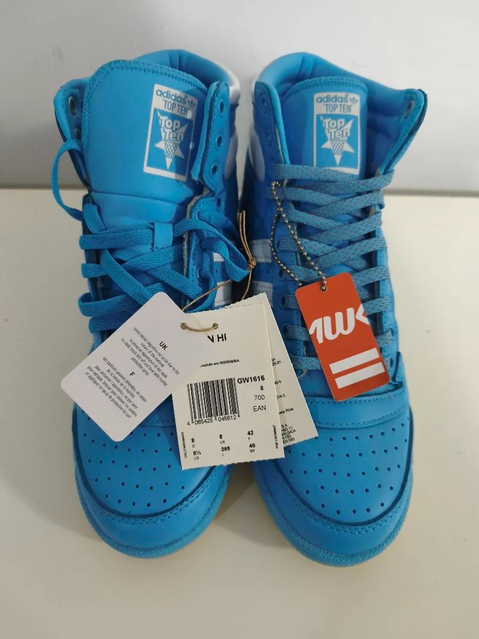 adidas originals top ten azul ceu 40 nunca usado de R$ 699 por R$ 400 - Foto 3