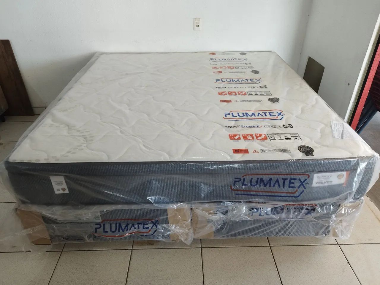 Cama box super king plumatex molas ensacadas nova  - Foto 2