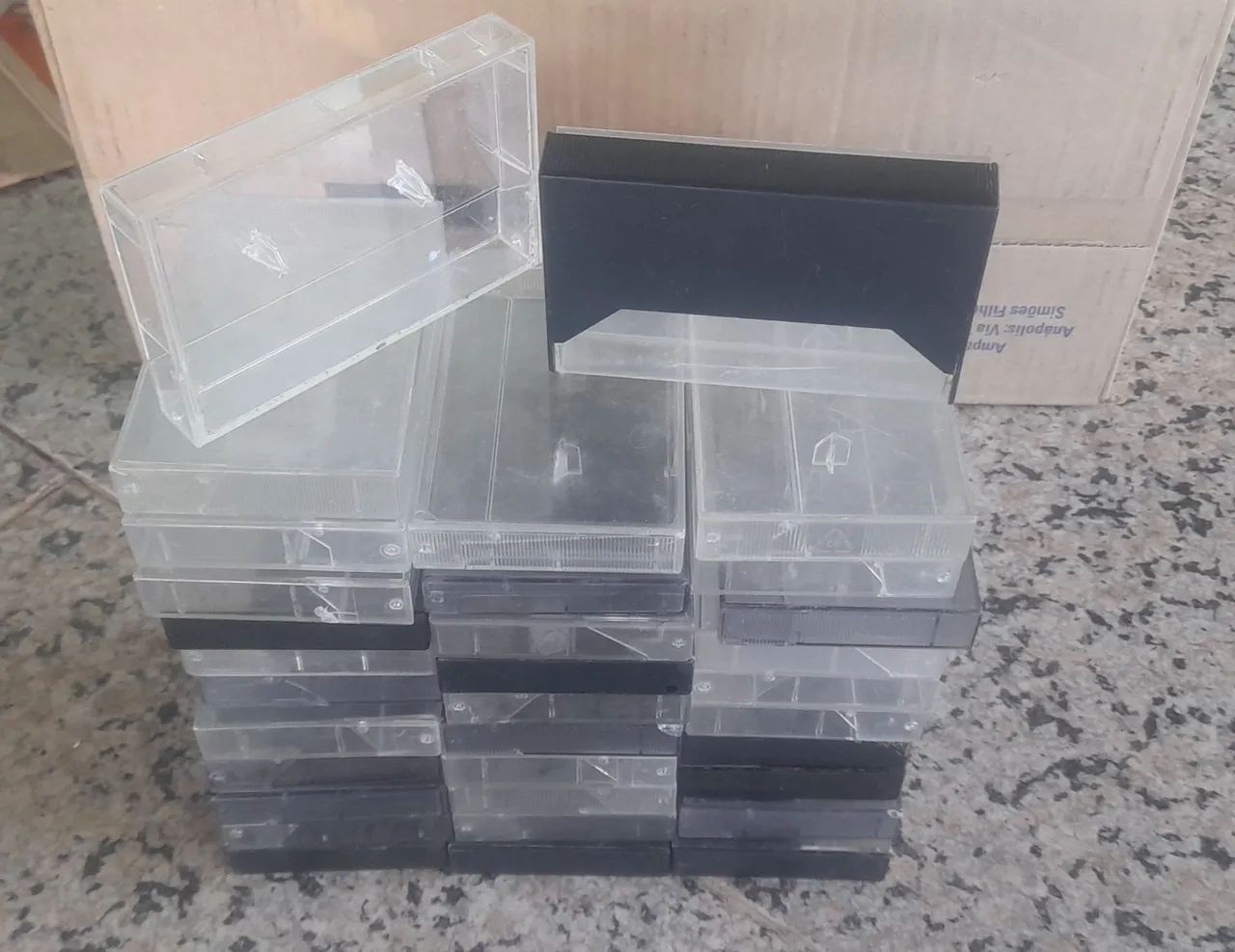 Box Case para fitas Cassetes Audio 