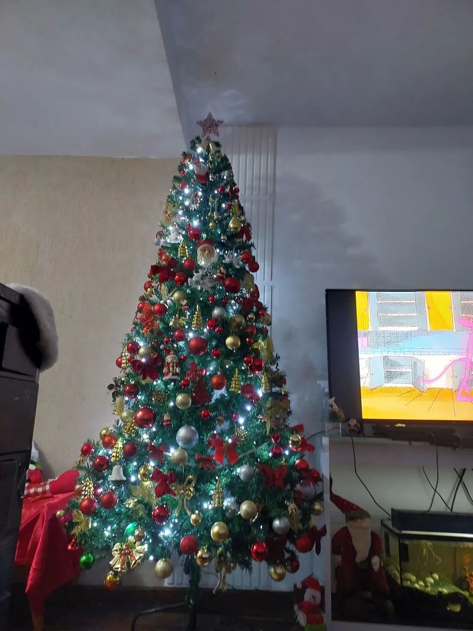 Arvore de Natal pronta 