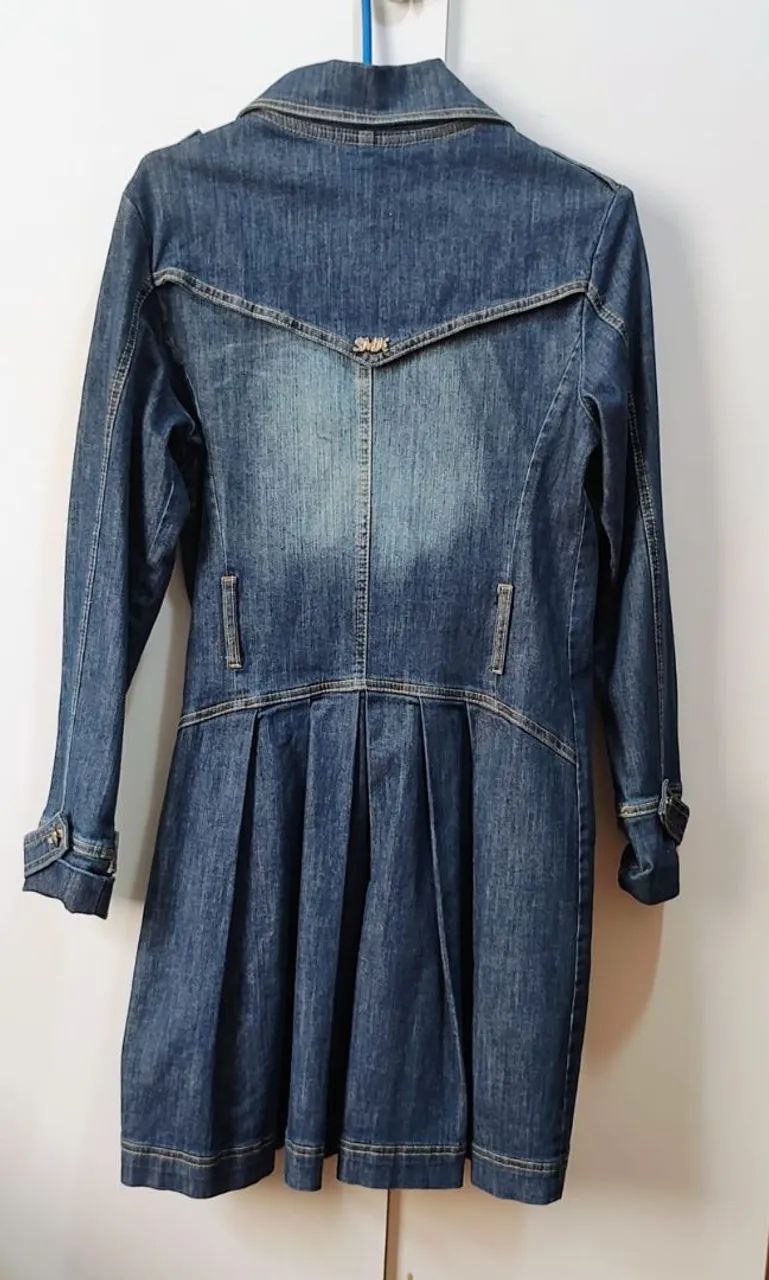 Casaco Feminino Jeans Longo  - Foto 2