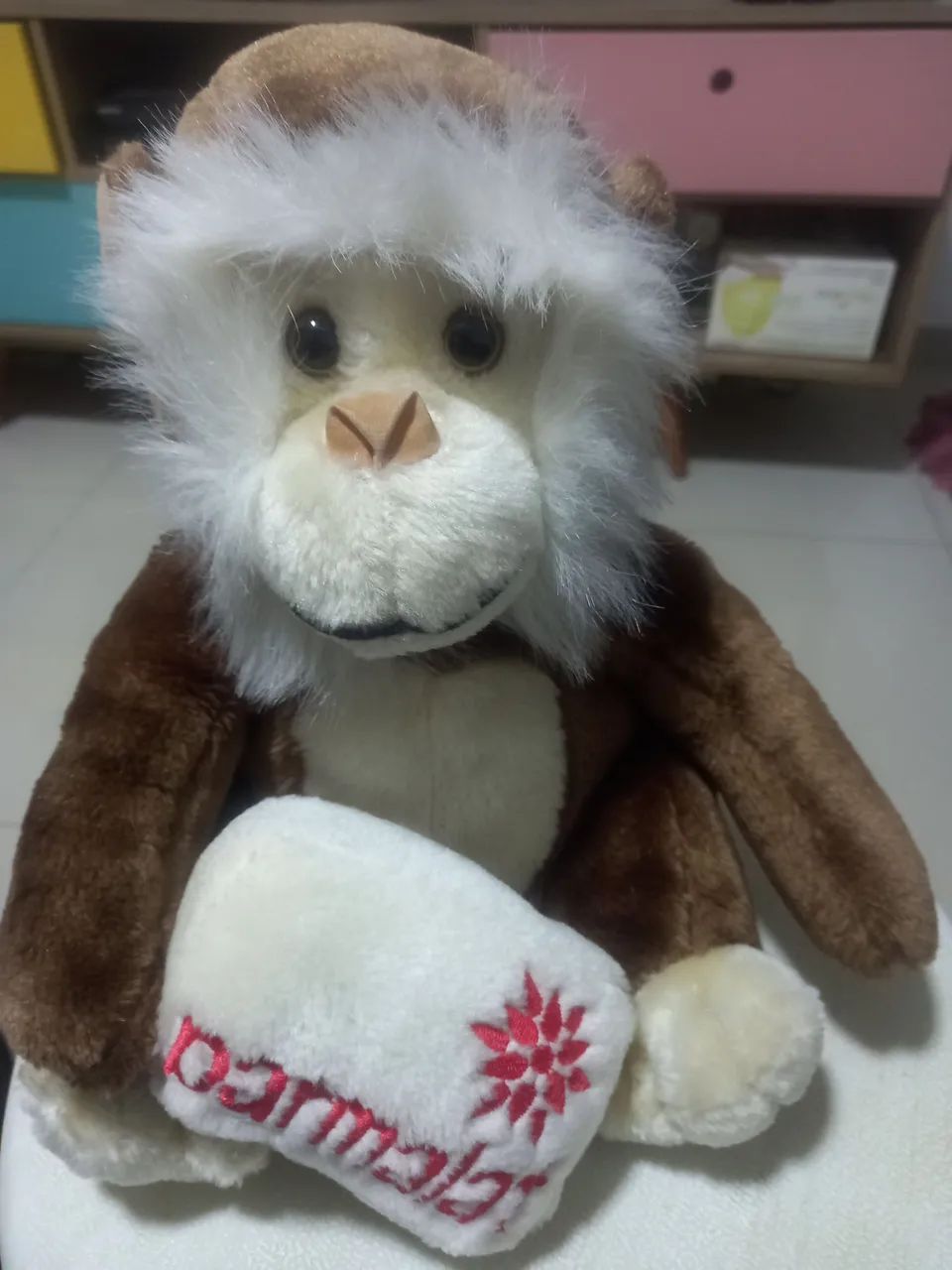 Macaco de pelúcia Parmalat