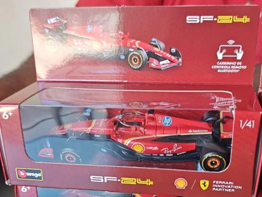 Shell Ferrari Legends Collection Ferrari SF-24 - Fórmula 1 - Edição Legends - Shell - Hobbies e coleções ...