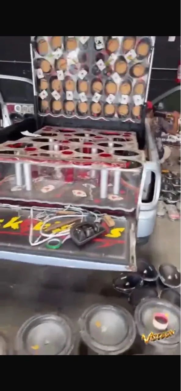 Paredão, caixa de grave porta modos e porta da saveiro g3/g4 - Foto 2