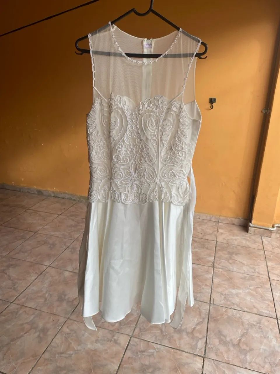Vestido Azul com Detalhes - Foto 5