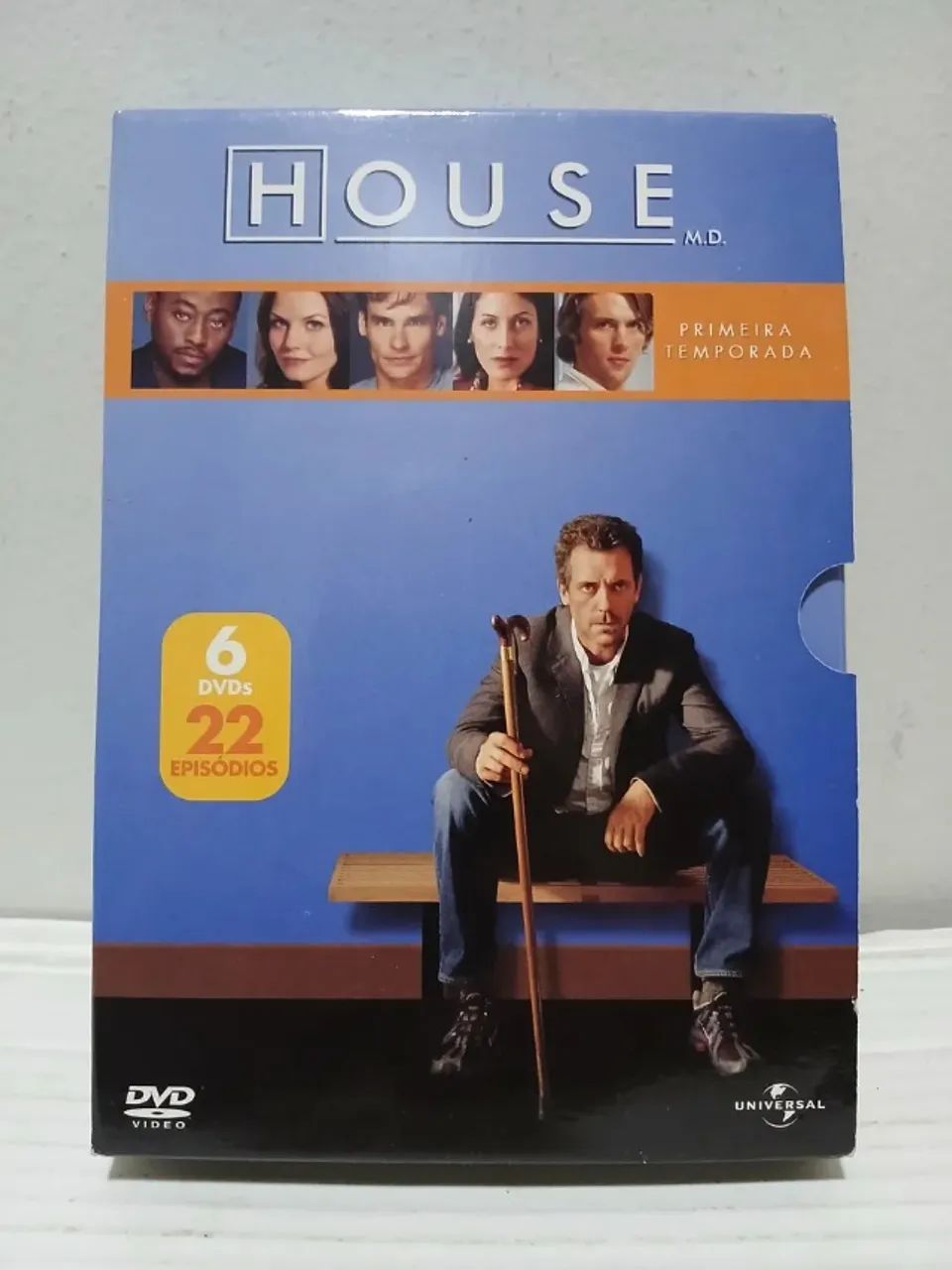 Box de DVDs - Série Dr. House (1ª, 2ª e 3ª temporadas completas