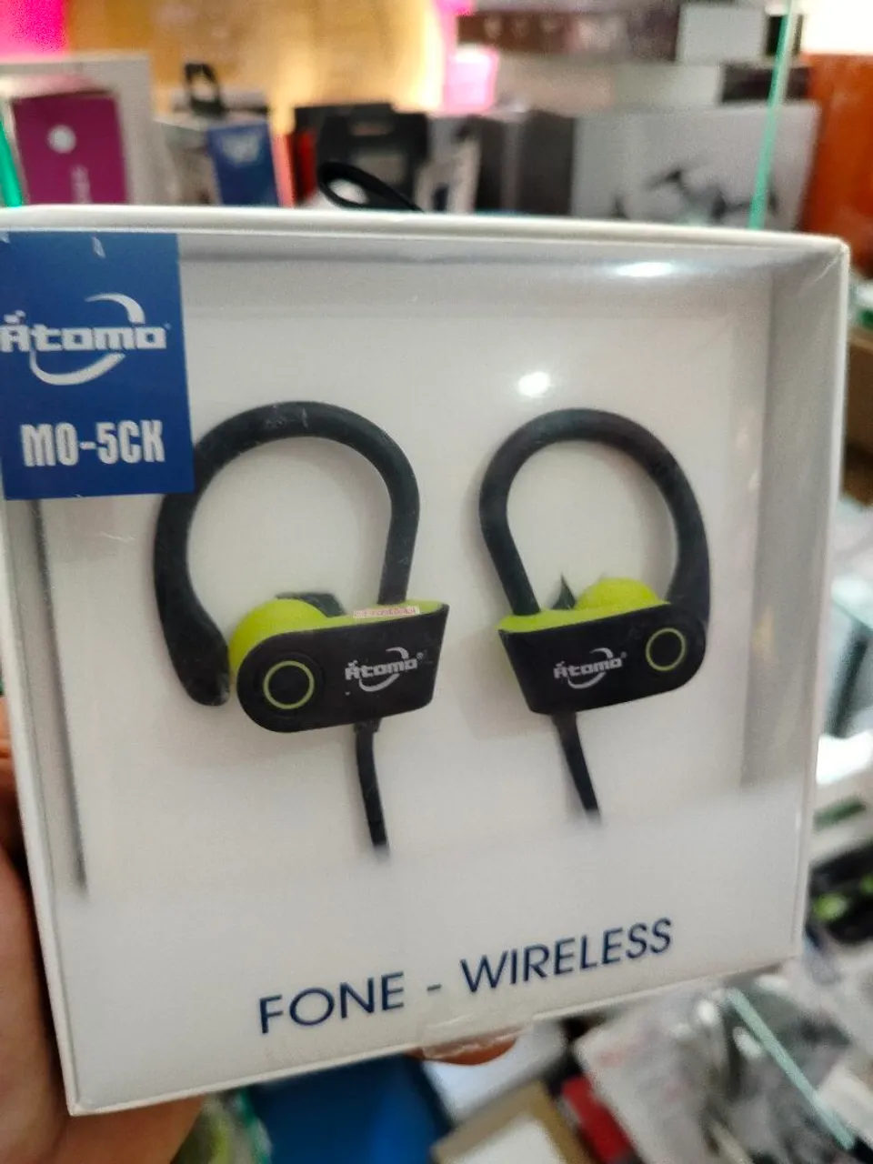 Fones de Ouvido Bluetooth Esportivos com Entrada Cartão Sd