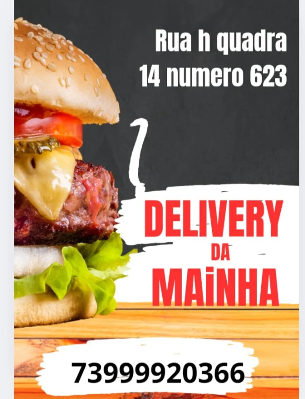 Delivery hambúrguer