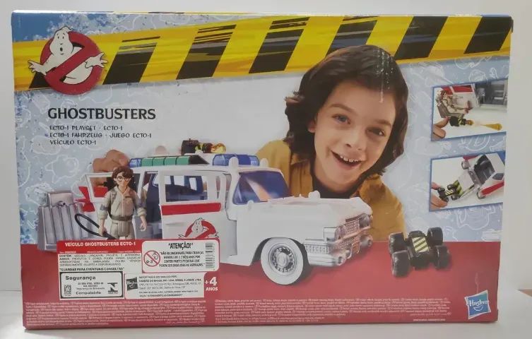 Coleção Os Caça Fantasmas / Ghostbusters + Ecto 1 + Stay Puft - Hasbro - Foto 4