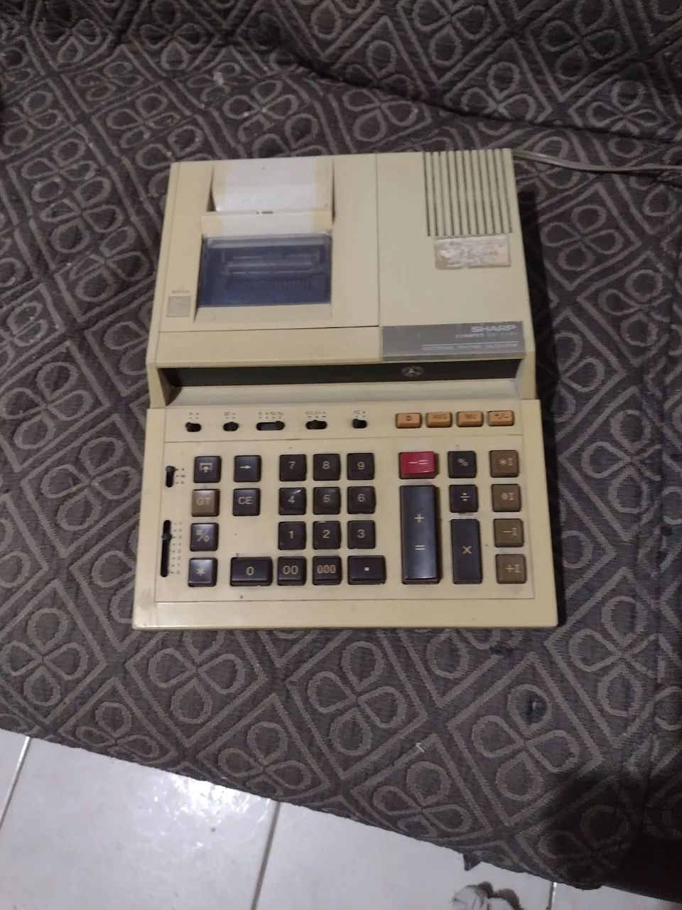 Calculadora Elétrica Antiga SHARP  - Foto 2
