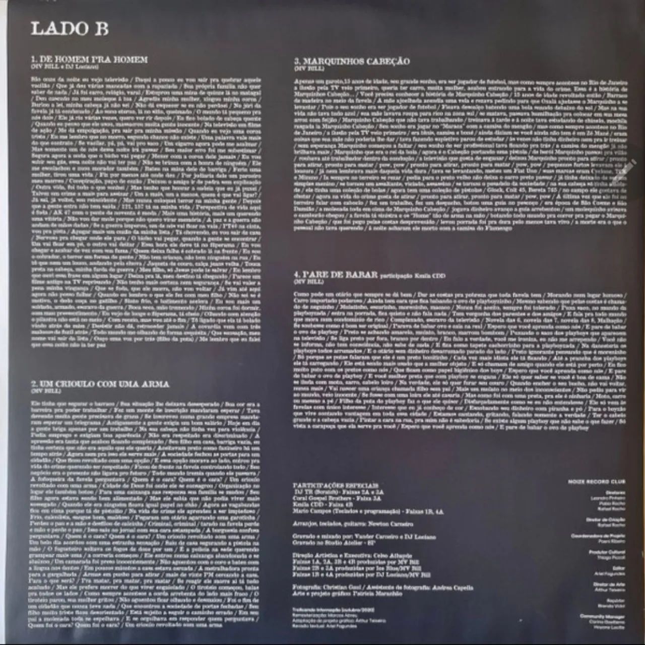 Disco de vinil MV Bill edição especial azul - Foto 4