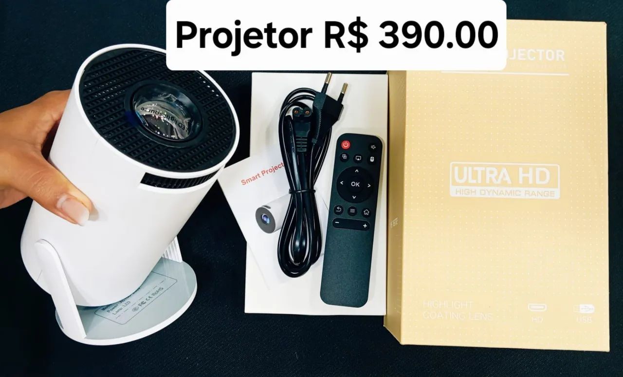 Projetor Ultra HD com Alta Qualidade de Imagem