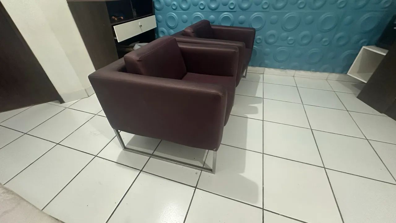 Poltronas Tok Stok Detroit (cor vinho) - Foto 3