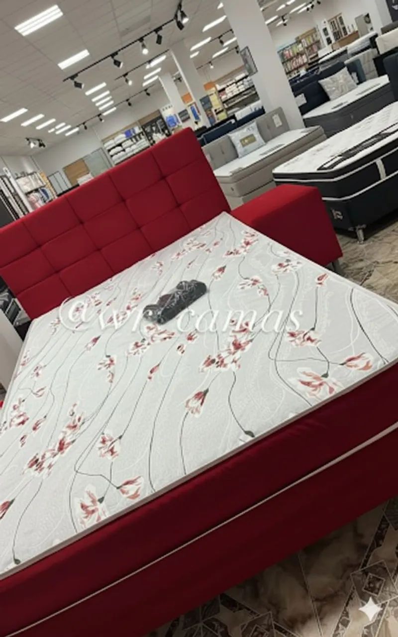 Cama box macia espuma nova entrega 