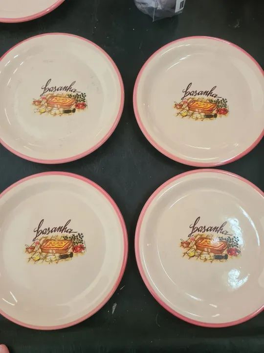 Jogo de 6 Pratos em Cerâmica - Lasanha - Foto 6