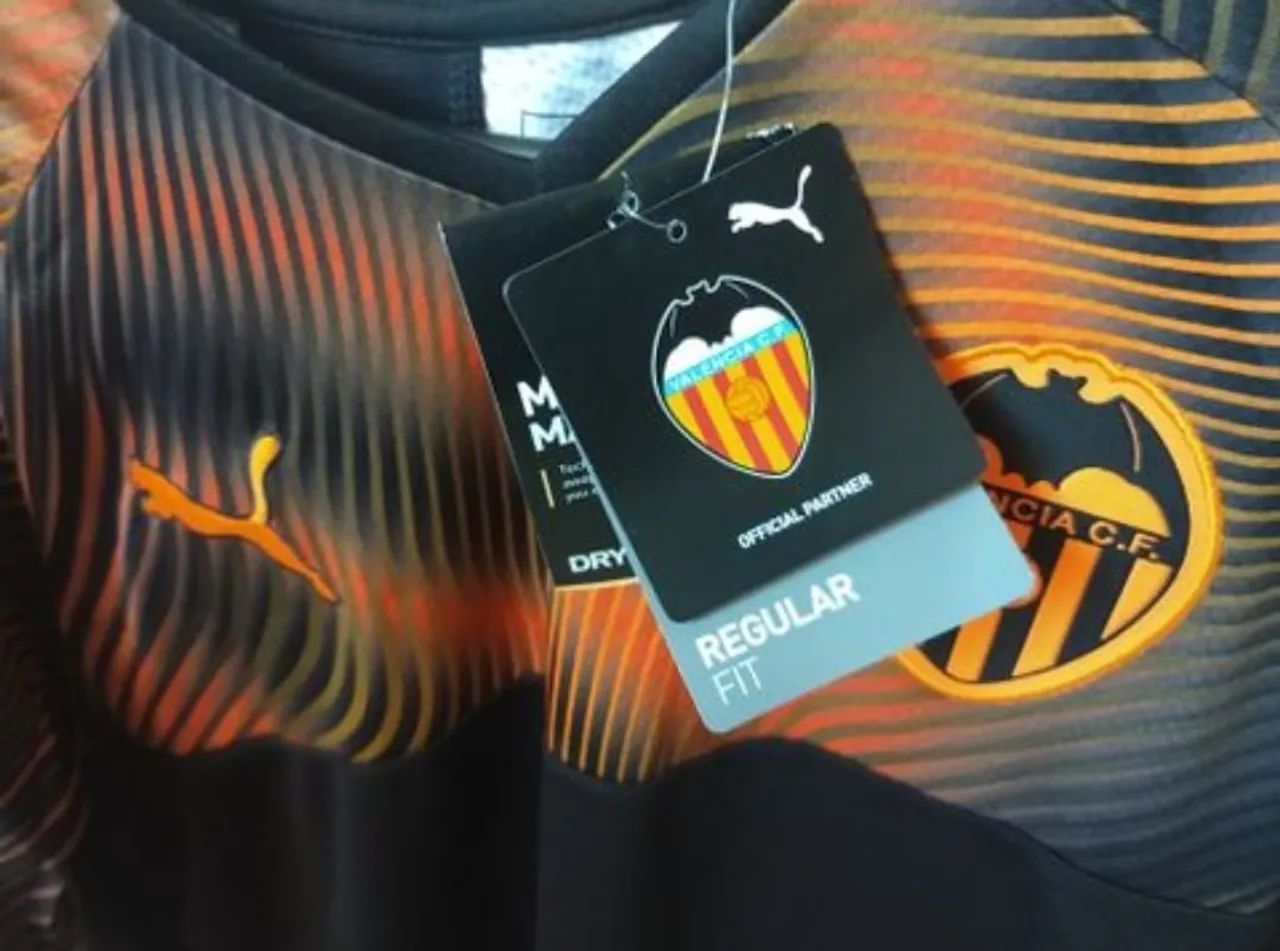 Camisa Valencia Espanha Time de Futebol  - Foto 3