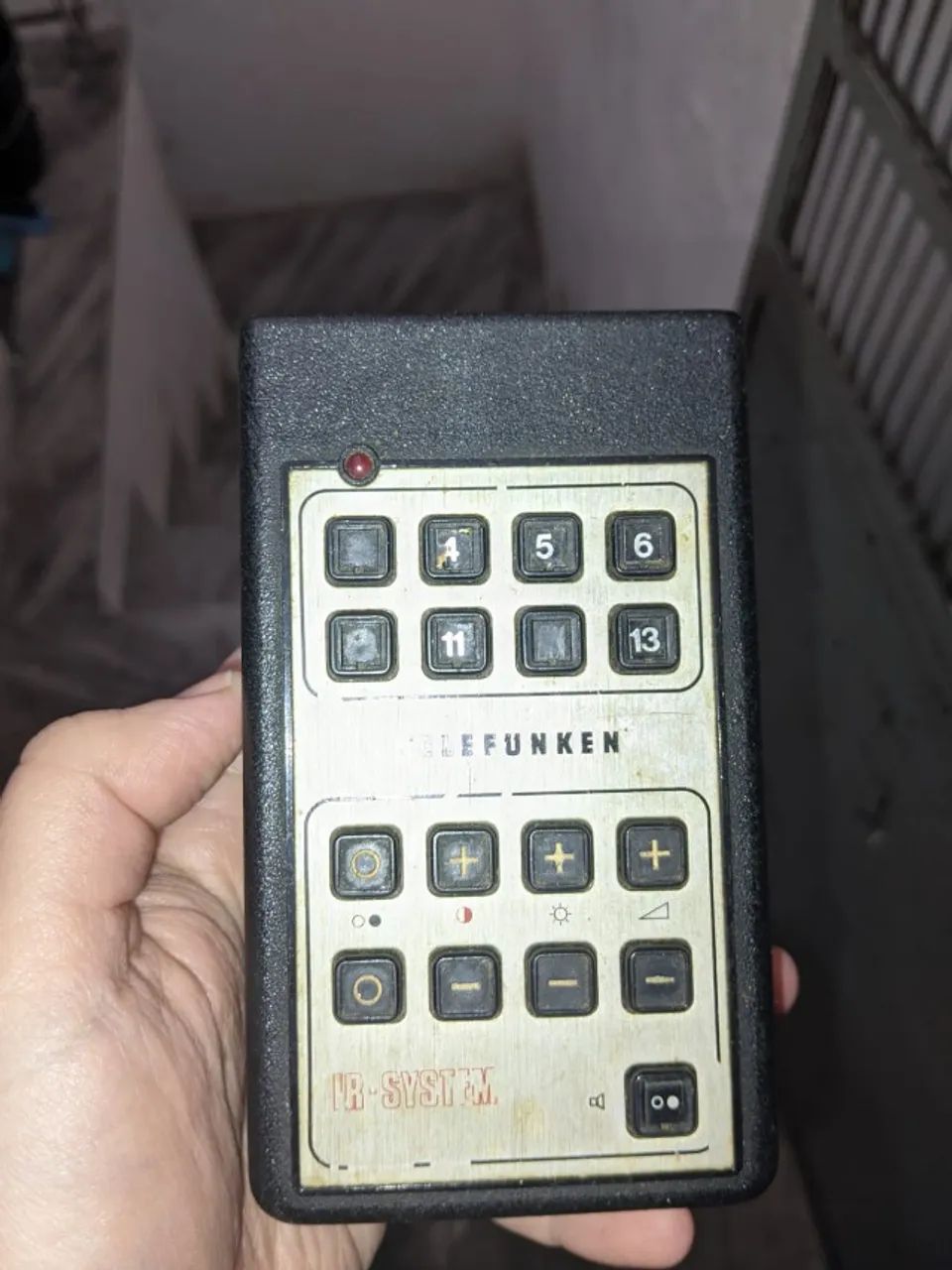 Controle remoto Telefunken tv antiga vintaje ir-system