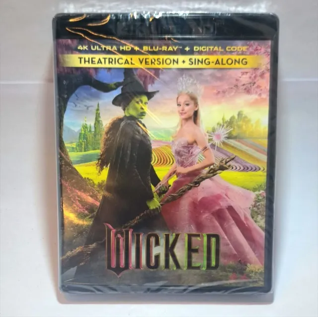 WICKED BLURAY 4K IMPORTADO LACRADO FILME