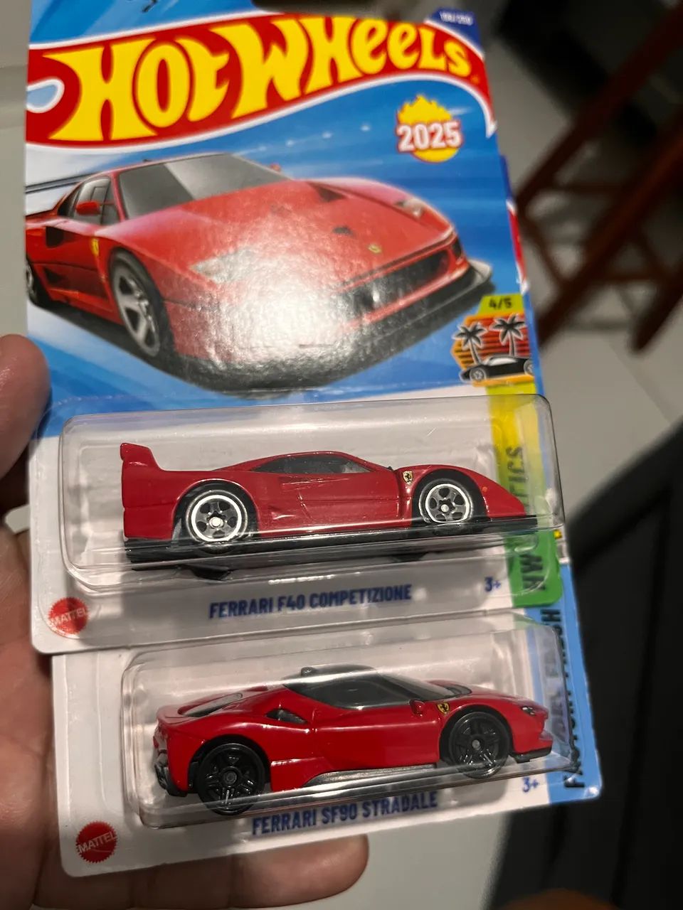 FERRARI F40 E SF90 - HOTWHEELS - PROMOÇÃO SÓ ATÉ 22/11 - Hobbies e