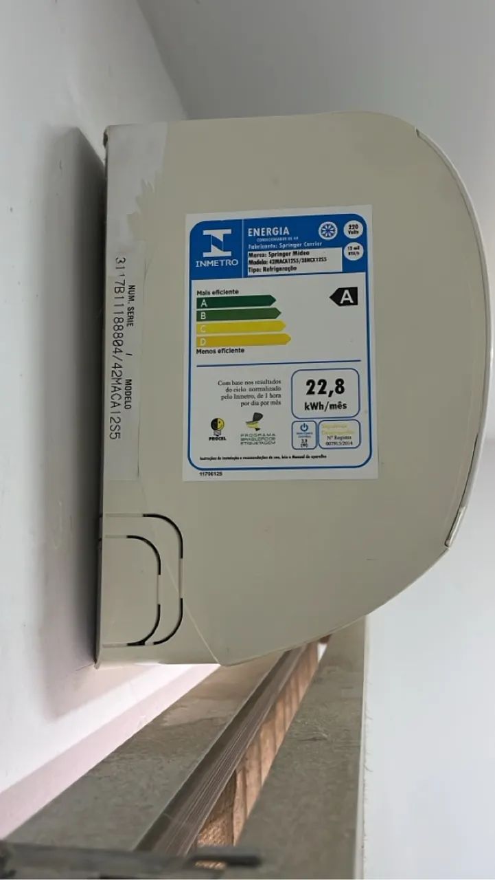 Ar condicionado Springer Midea 12000 BTUS - Foto 2