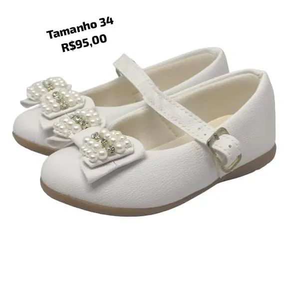 Sapato modelo boneca linha luxo Premium festa - Foto 2