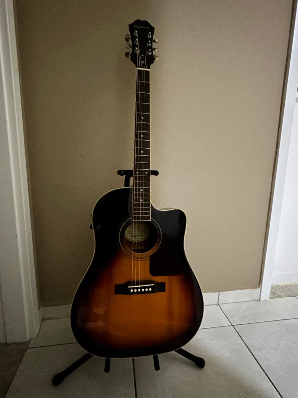 Violão Epiphone AJ-220SCE/VS - Foto 3