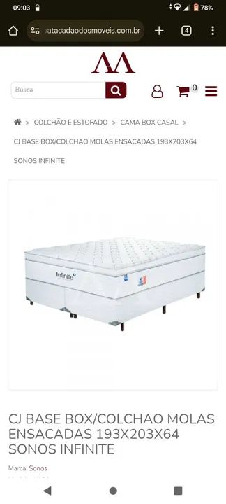 Base Box Casal e solteiro, bases e colchões. - Foto 4