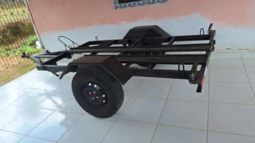 Reboque para transporte de motos - Novo! doc ok
