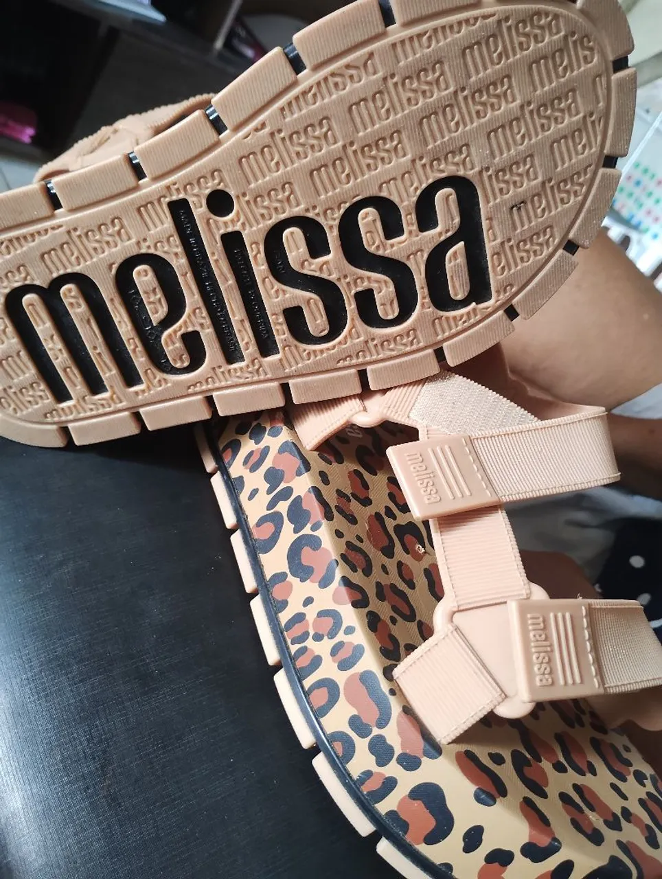 Sandália Melissa Leopard Print