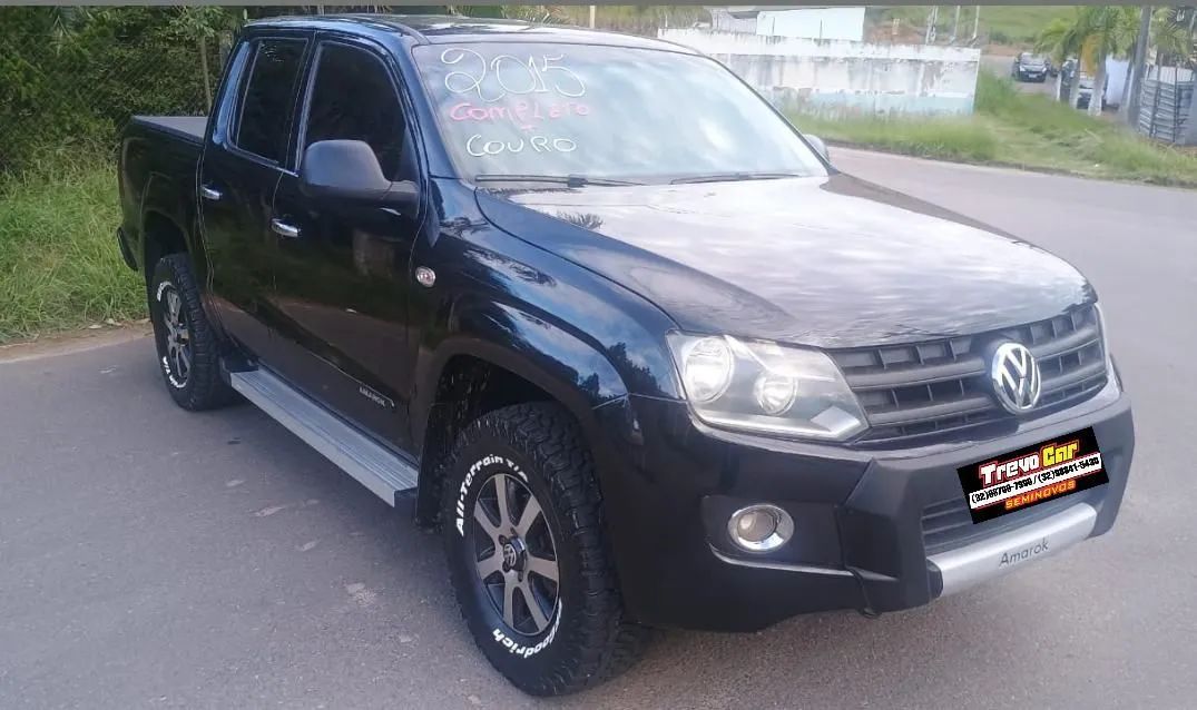 Amarok preta completa manual motor turbo 2.0 ano 2015 - Foto 3