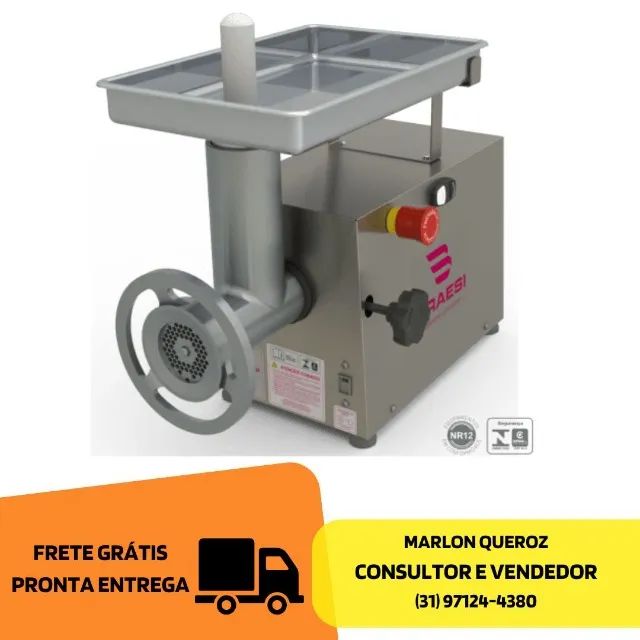 Moedor de Carne Boca 10 Braesi Inox