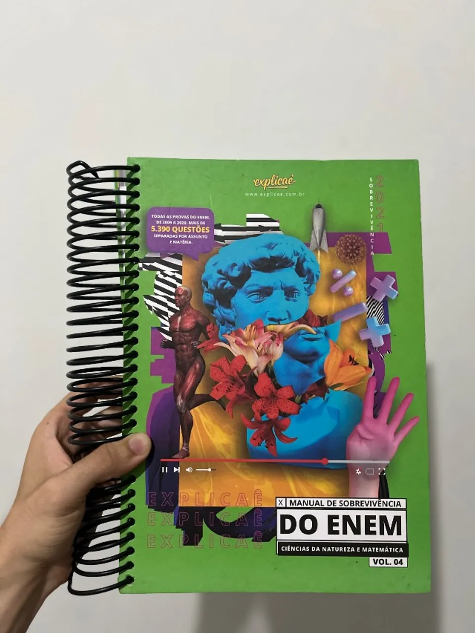 KIT ENEM APOSTILA MANUAL DA SOBREVIVÊNCIA EXPLICAÊ