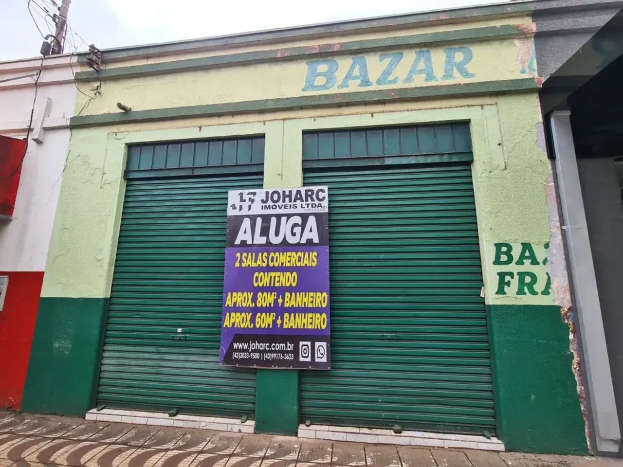 Sala comercial para alugar por R$ 2400.00, 60.00 m2 - CENTRO - APUCARANA/PR