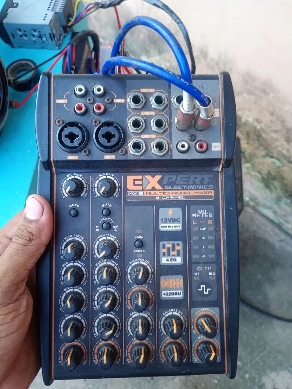 Mesa de Som Expert Electronics MX-2 8 Canais