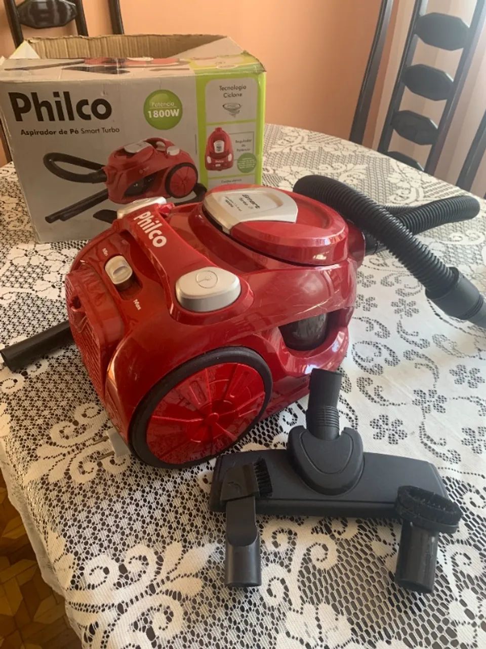 ASPIRADOR DE PÓ PHILCO SMART TURBO  POTÊNCIA E PRATICIDADE NO SEU DIA A DIA!
