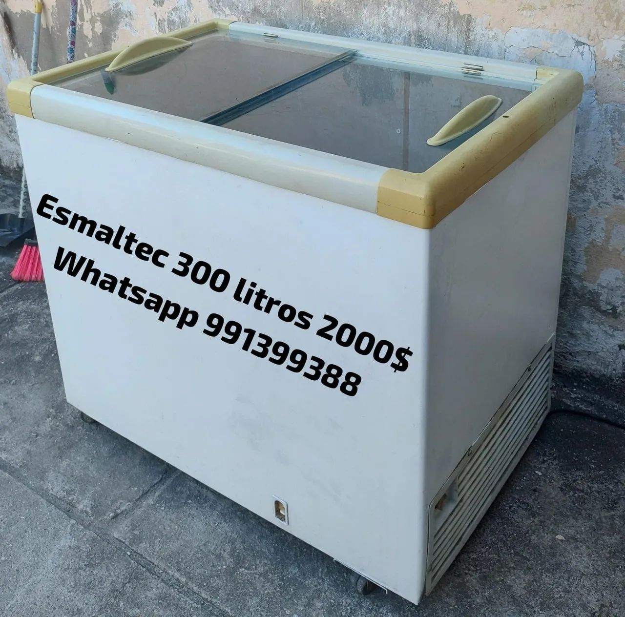 Freezer Horizontal Esmaltec 300 Litros tomada 127 voltz gela e congela e entrego