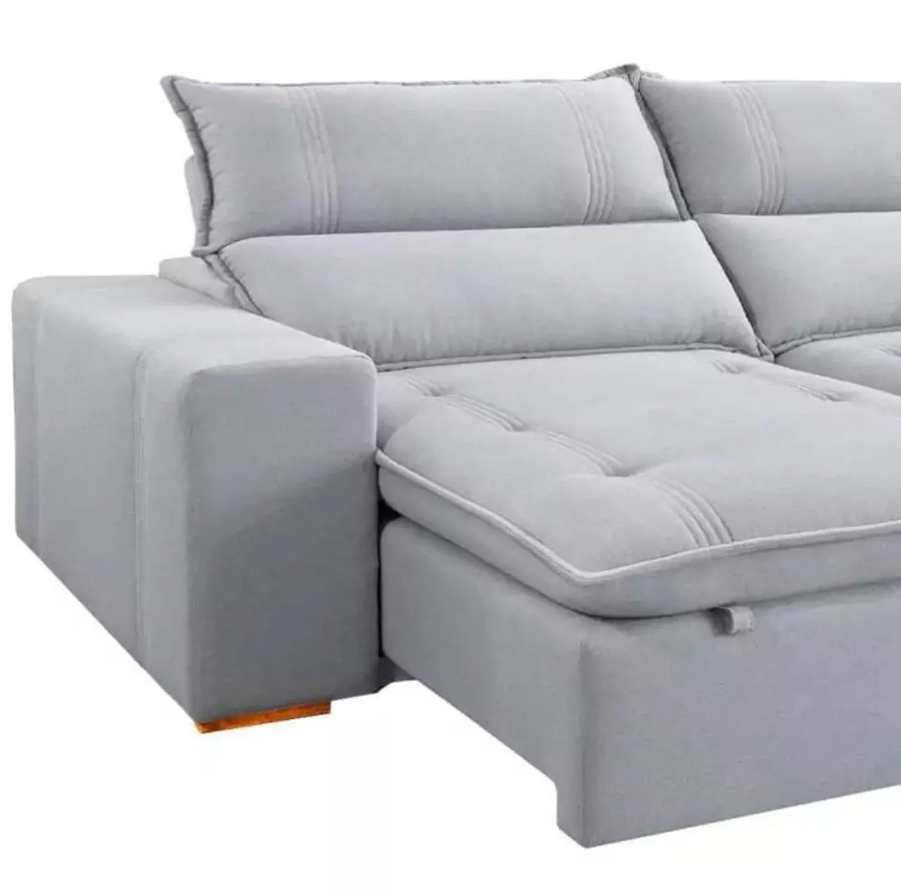 Sofa Retrátil Molas Ensacada Prada Super macio 457517272400537602