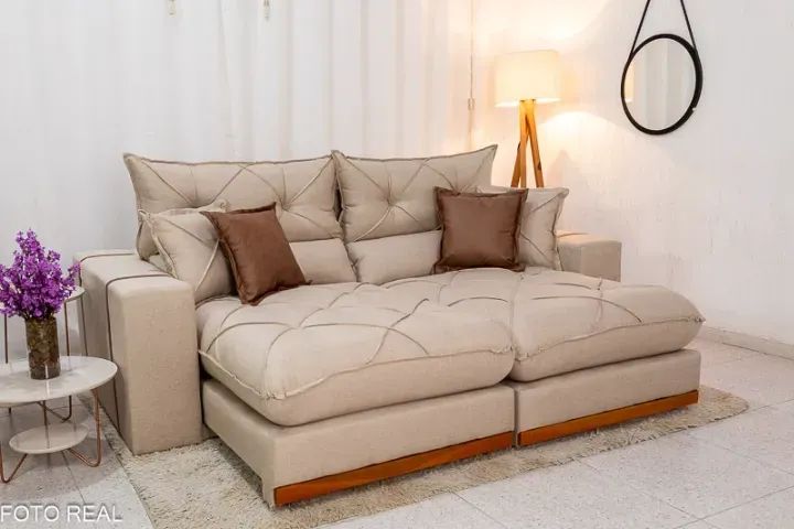 Sofá Retrátil e Reclinável Gran Bello 2,50m Produto Novo!! Pronta Entrega!! - Foto 2