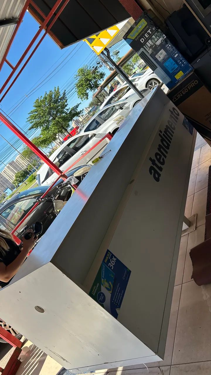 Balcão de Atendimento Comercial 3M com Gavetas - Bom Estado - Foto 2