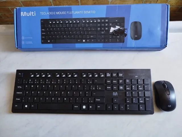 Teclado e Mouse Multilaser Sem Fio