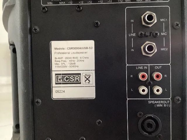 Caixa de som CSR 3000A  - Foto 2