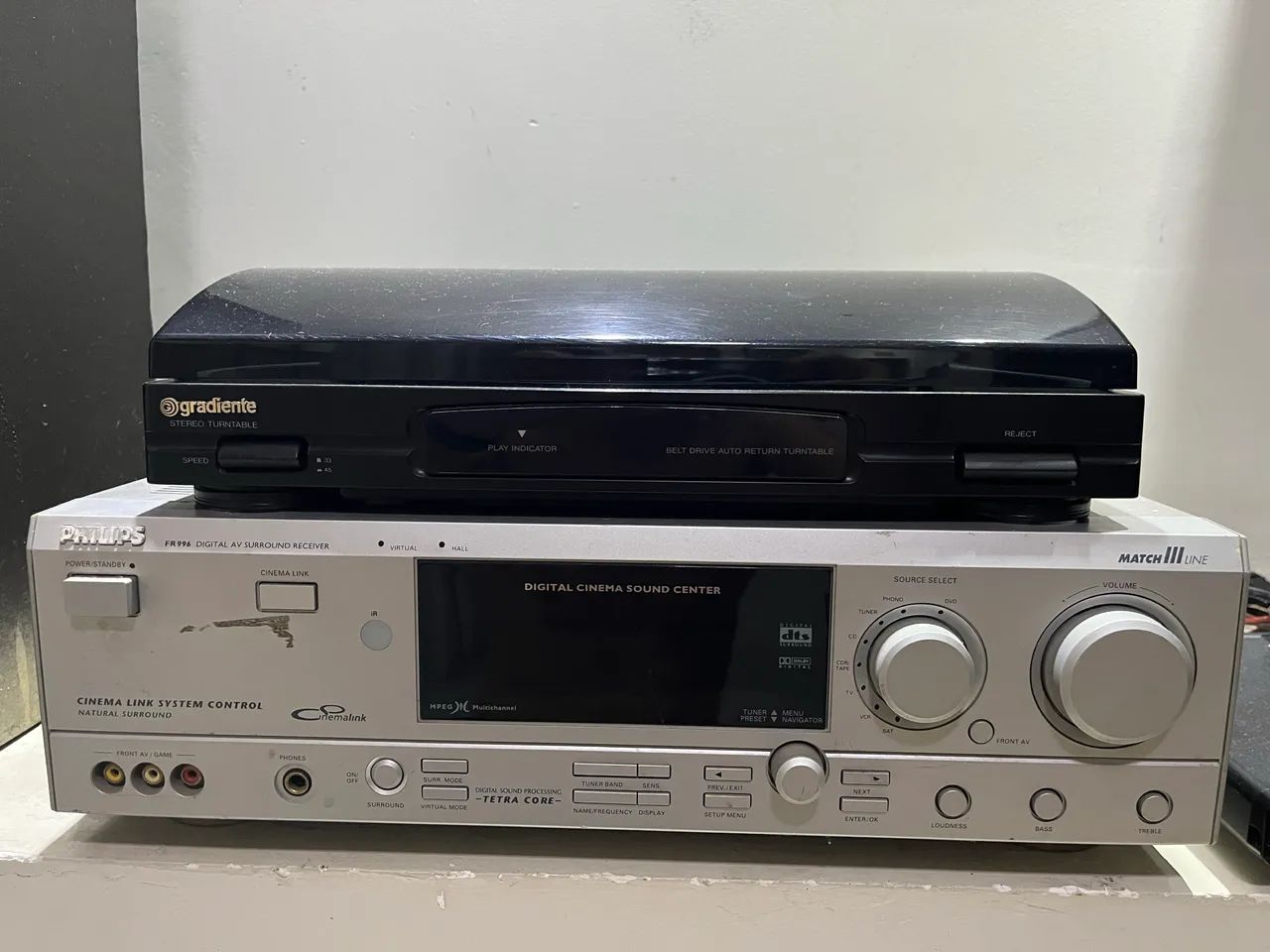 Toca discos com receiver  - Foto 3