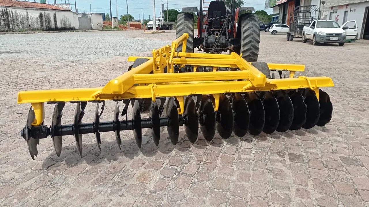 Grade de disco para trator