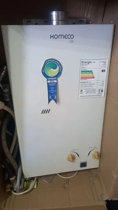Aquecedor de água (Junker) a gás Komeco 15L Digital usado
