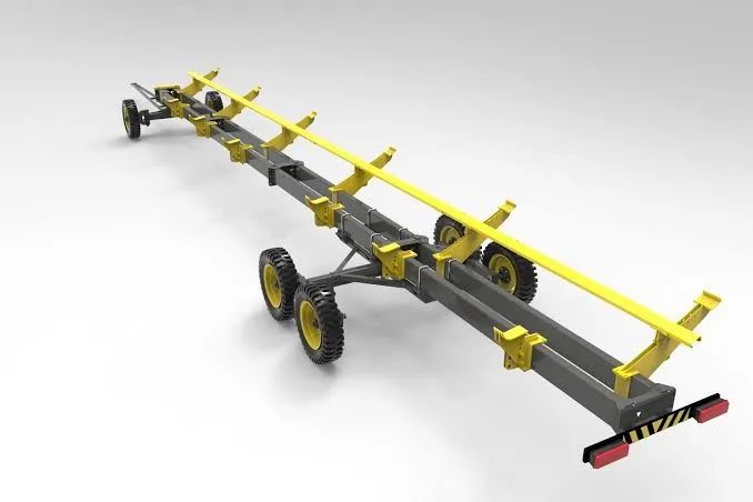 Carretinha para plataforma de Colheitadeira de milho e soja - Foto 2