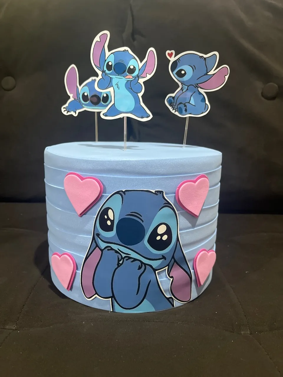 Bolo fake do stitch
